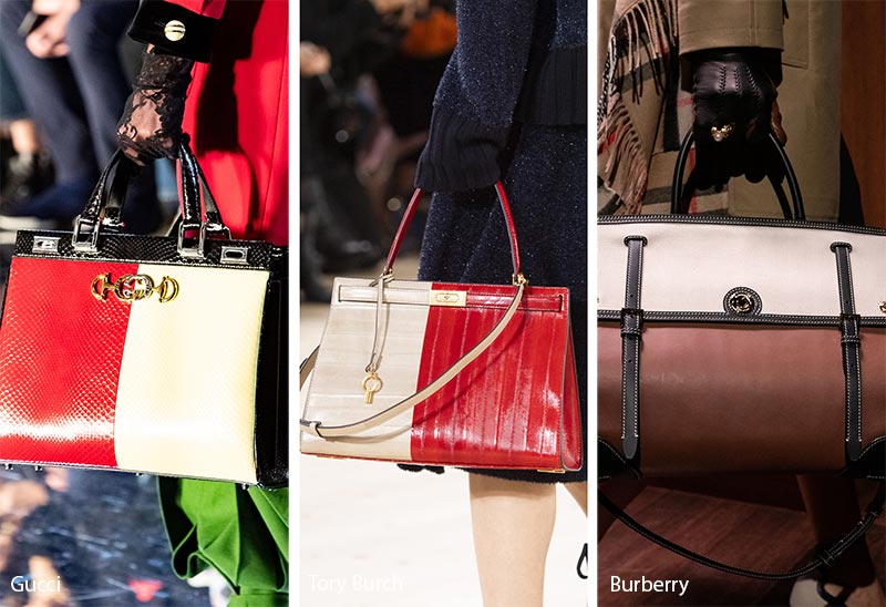 Модные тенденции: двухцветные сумки снова в тренде